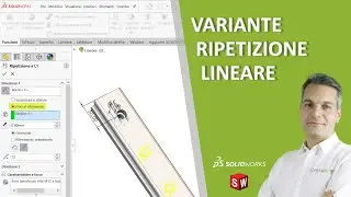 Variante della ripetizione lineare in SolidWorks