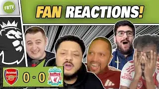 ARSENAL & LIVERPOOL FULL-TIME REACTION After TENSE 0-0 DRAW!