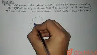 The total normal electric induction over a closed surface is equal to the algebraic sum