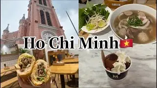 4K【ホーチミン🇻🇳vlog】安くて美味しい食事と観光|客室乗務員の1day🌿✈️