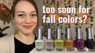 Morgan Taylor: Change of Pace 🍂🌳 FALL 2023 Collection! Swatches, Comparisons + Review!