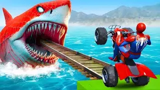 GTA V Spider-Man Rescue Batman vs Brainrot vs Roblox l Epic GTA 5 Superhero Battle with Iron man