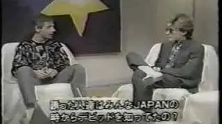 David Sylvian - Interview On Japanese TV