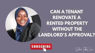 Can a Tenant Renovate a Rented Property Without the Landlord’s Approval? | What the Law Says in Nig.