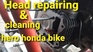 Glamour bike head repairing | Hero Honda Glamour BS3 head repairing