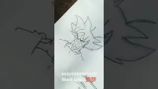 Black Goku #goku #like #drawing #aditya #gaming  #art #music #anime