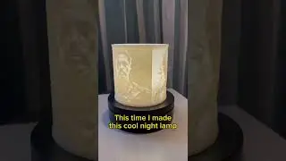 3D printed this night lamp of Ironman, original polygon design #lithophane #polygonart