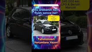 Bu arabanın ilan fiyatı sence ne? #araba #ikinciel #golf