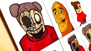 Рисунок TWIDDLE FINGER : FNF Mod Все концовки - Gedagedi Nugget