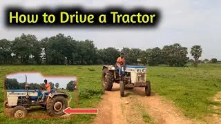 how to drive a tractor for beginners | swaraj 735 FE | Mr Pavan