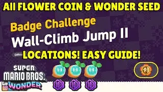 Mario Wonder | Wall Climb Jump 2 Guide | Fluff Puff Peaks