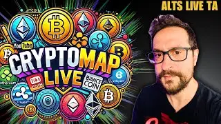 CryptoMap Live: Top Altcoins today Live TA - SOL ETH RNDR KAS