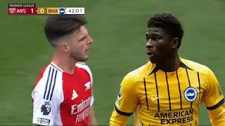 Carlos Baleba vs Declan Rice at Emirates Stadium| CRAZY POWER | MAN UNITED TARGET 🔴
