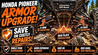 Защита подлокотников / защита багажника грузового автомобиля HONDA PIONEER 1000 A (броня RICOCHET...