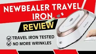 Newbealer Travel Iron Review | Mini Dry Iron for Travel | Wrinkle Remover Portable Clothes Iron