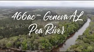 Hunting Land for Sale 466ac - Riverfront - Geneva Alabama