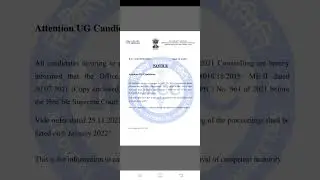 Latest Notification By MCC | NEET UG Counseling Dates 2021 | NEET 2021 #Shorts