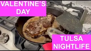 Valentine's Day Vlog | Night Out in Downtown Tulsa | Broken Arrow Bakery