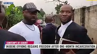 Inibehe Effiong Regains Freedom After One-Month Incarceration