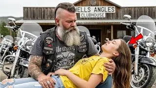 Ein obdachloses M&auml;dchen bricht vor dem Hells Angels Club zusammen &ndash; was der Biker dann tat