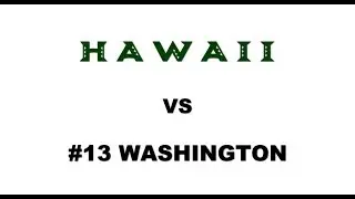 Rainbow Wahine Vs #13 Washington