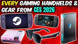 All Gaming Handhelds & Gear from CES 2026: Lenovo, 8BitDo, MSI, OneXPlayer, ASUS, Genki, and More