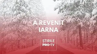 Iarna a revenit în forță în jumătate din România