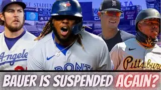Trevor Bauer is Suspended Again!! + Vladimir Guerrero Jr. Hits 3-HOMERUNS against the YANKEES!!