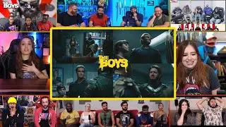 YouTubers React To Homelander And Soldier Boy&rsquo;s Talk - The Boys S3 Ep8 (Finale) Reaction Mashup