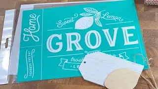 Chalk Couture May Club Couture Sweet Lemon Grove! #diy #lemon #lemondecor