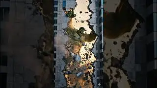 💪🦾 Hulk Dance with Building 🤛🤜#shorts #trending #shortvrial #shortvideo #hulk