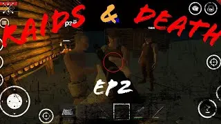 Survival Simulator mobile STORY MODE. S1| Ep2 Death & Raids - online multiplayer