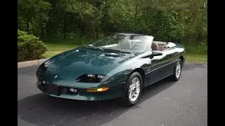 26,000 original mile, 1995 Chevrolet Camaro Z28 Convertible Test Drive