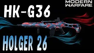 HOLGER-26 НОВОЕ ОРУЖИЕ В MODERN WARFARE ЛУЧШИЙ КЛАСС СЕКРЕТНОЕ ОРУЖИЕ HK-G36 (СБОРКА MG36)