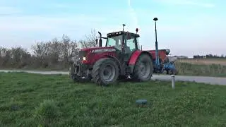 Siew Kukurydzy 2021 FarmSaat Massey Ferguson 5465 Dyna4 Monosem NG Plus 4 Mtz 82