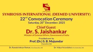 22nd Convocation ceremony of Symbiosis International (Deemed University)