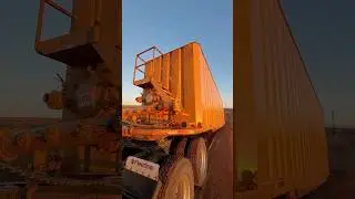 Hauling a frac tank today, boys