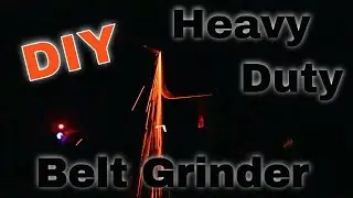 DIY 2x72 Belt Grinder: Heavy Duty Grinder built from plans