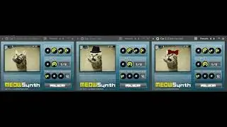 Bossa cats -  made with meowsynth