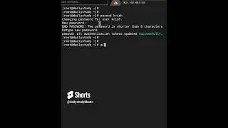 How to force user to change there password on next login in Linux #dailystudyLinux  #linuxshorts