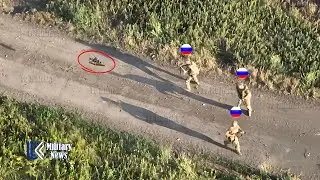 Украинские беспилотники FPV безжалостно уничтожают окруженную со всех сторон российскую пехотную ...