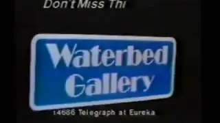 1985 Detroit: Waterbed Gallery commercial