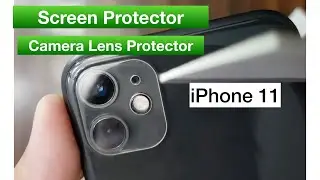 Как надеть защитную пленку на объектив камеры и экран iPhone 11?