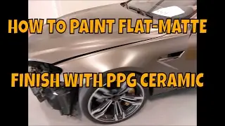 Как покрасить PPG BMW DINAN FLAT-MATTE-M6 в керамическую прозрачную краску