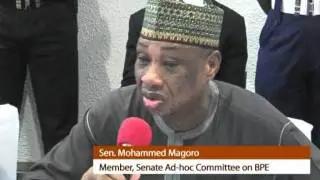SENATE COMMITTEE AT AJAOKUTA STEEL.