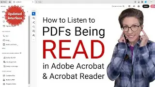 How to Listen to PDFs Being Read in Adobe Acrobat and Acrobat Reader (UPDATED Interface)