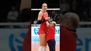 Cute American Tall Volleyball Player | #shorts #volleyball #usa