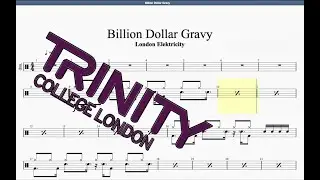 Billion Dollar Gravy (2012 Syllabus) Trinity Grade 8 Drums