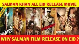 Why Salman Khan Film Release On EID? | Salman Khan EID Release Film Box Office Collection Comparison