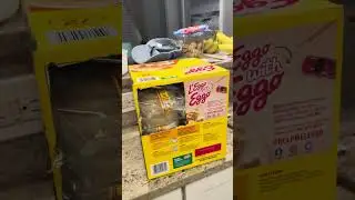 Eggo Waffle Box from Costco Hack